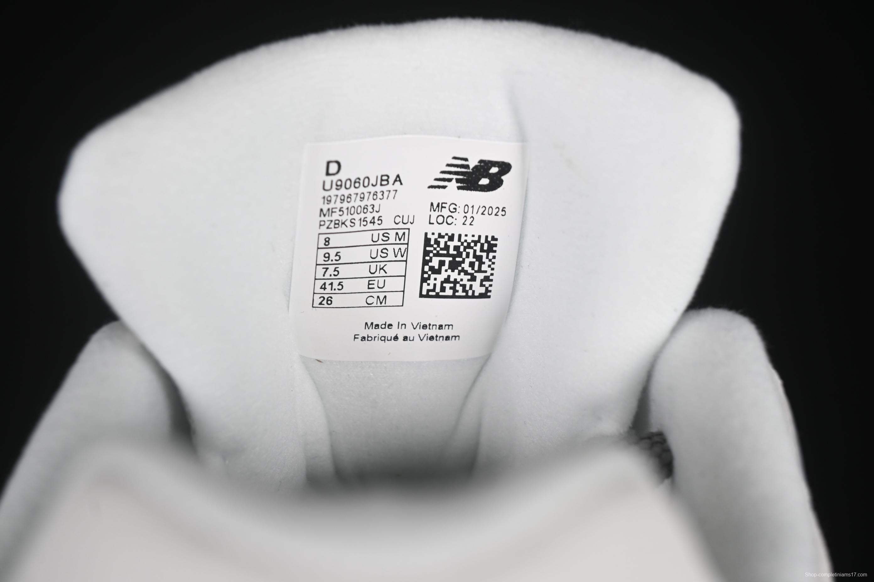 New Balance Joe Freshgoods x New Balance 9060 Collaborative Retro Running Sneakers with ABZORB Cushioning - U9060JBA