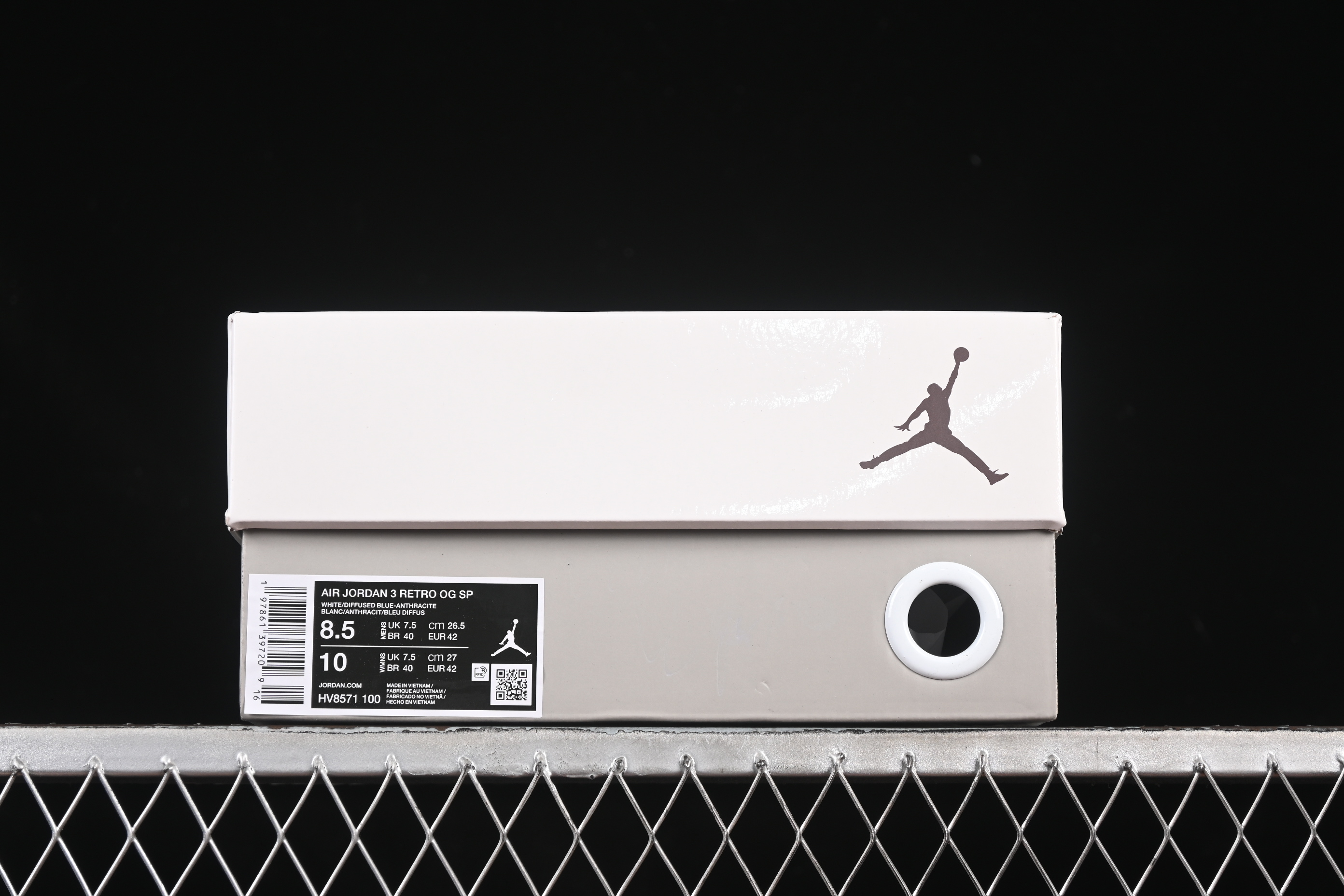 Nike Air Jordan 3 Retro OG SP "Diffused Blue" Basketball Shoes - HV8571-100