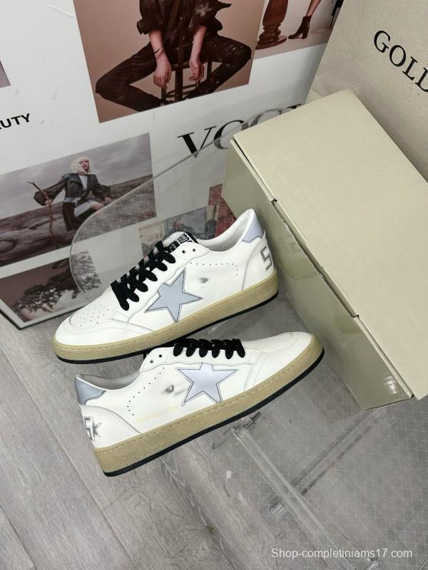 2024 Unisex GGDB White Grey Leather Sneakers MJ00260