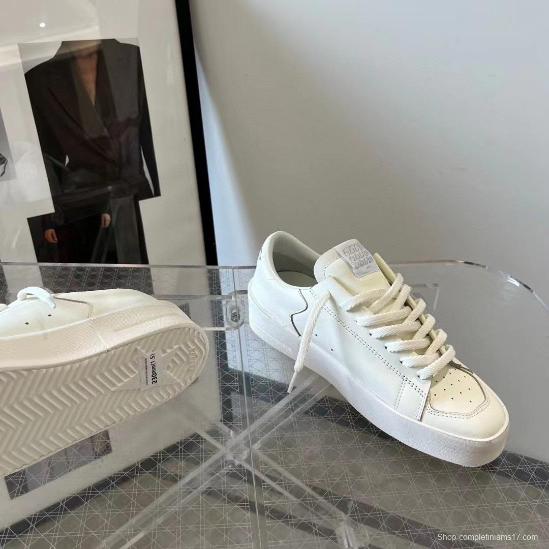 2024 Unisex GGDB White Leather Low Top Sneakers MJ00260