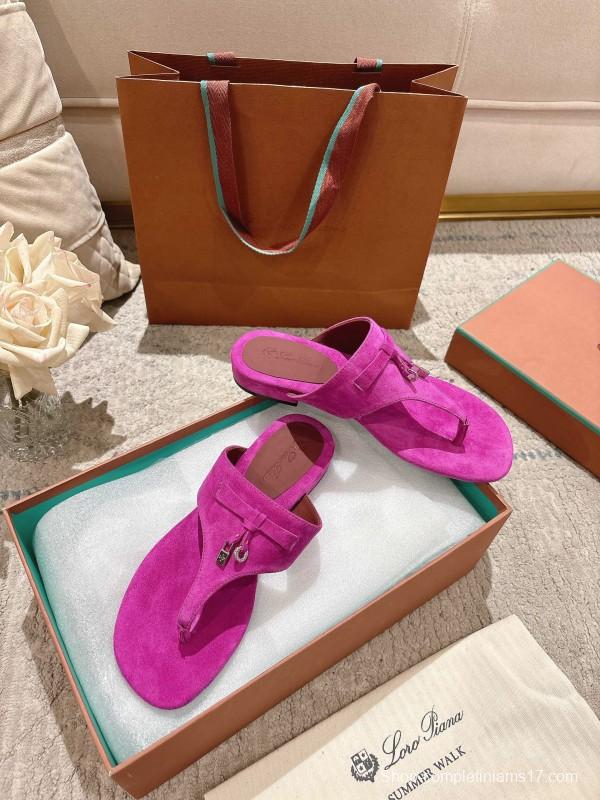 2025 Slippers Le Parmentier Pink Suede Slippers