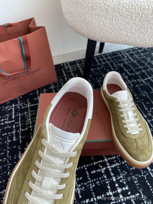 2024 Unisex LP Beige Suede Leather Sneakers MJ00320