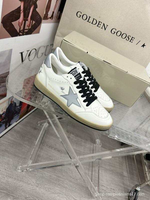 2024 Unisex GGDB White Grey Leather Sneakers MJ00260
