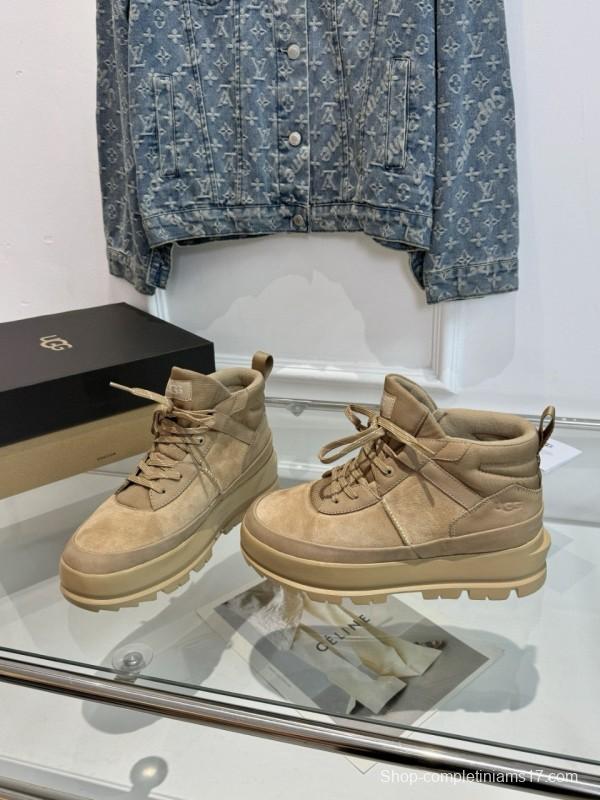 2024 Unisex UGG beige suede leather boots MJ00300