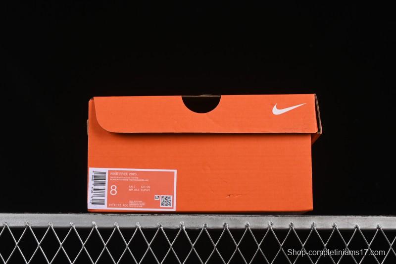 Nike Free 2025 Knit Breathable Cushioned Running Shoes - HF1078-100