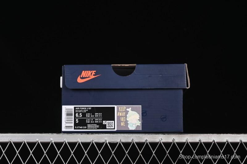 Nike Air Force 1'07 Low Bubble Mart Dimoo Casual Sneakers - FJ7740-110