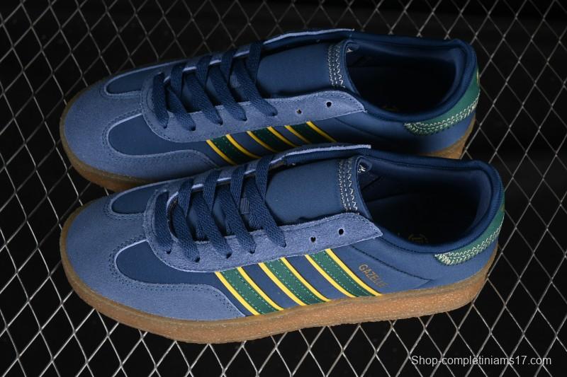 Adidas Originals Gazelle S By JR5408 Clot Collaboration Platform Casual Slip-Resistant Wear-Resistant Low-Top Sneakers