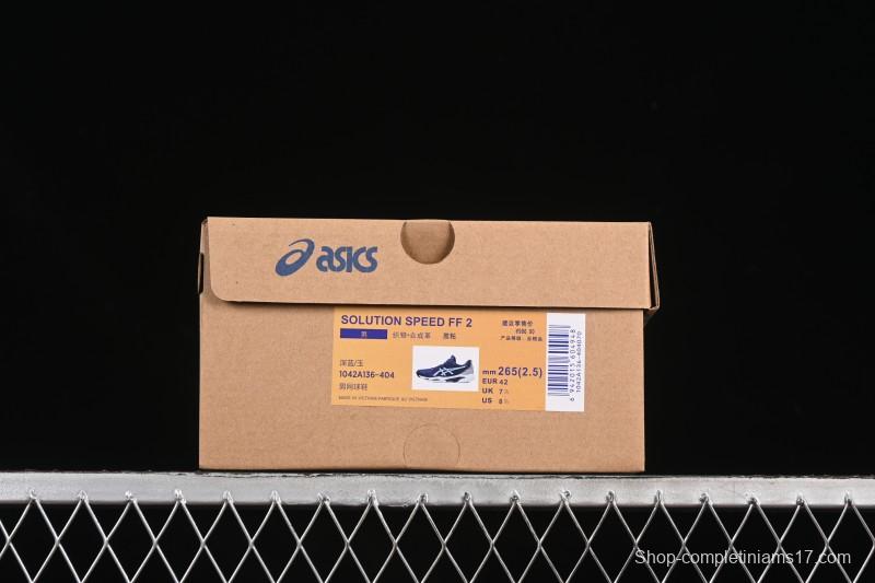 Asics Solution Speed FF 2 Retro Breathable Cushioned Casual Running Shoes - 1042A136-404
