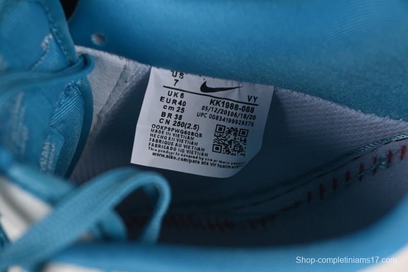 Nike Air Force 1 '07 Low Dior Collaboration Stone Blue Low-Top Casual Sneakers - KK1988-088