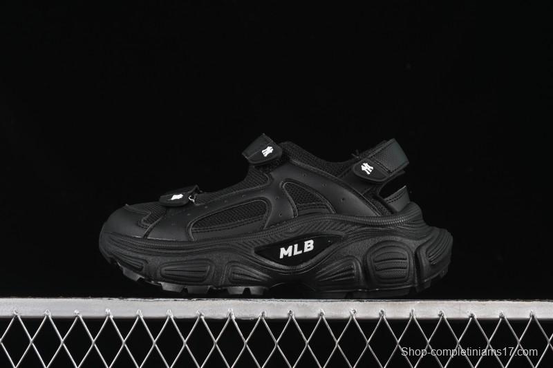 Adidas NY MLB Winner Chunky Mask New York Yankees Height Increase Platform Sandals - 3ASDW015350BKS