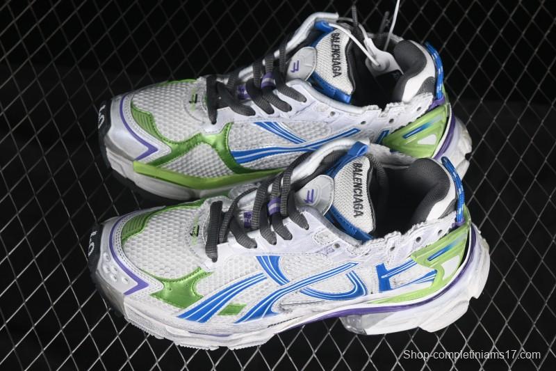 Balenciaga Runner Kith Four Color Retro Casual Shoes - W3RMU9043