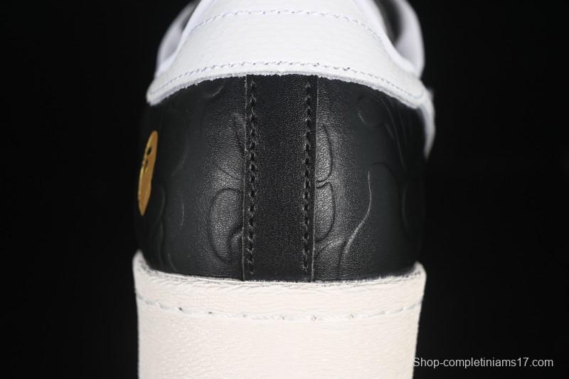 Adidas Bape Superstar Casual Sneakers with Shell Toe Design - JQ3666