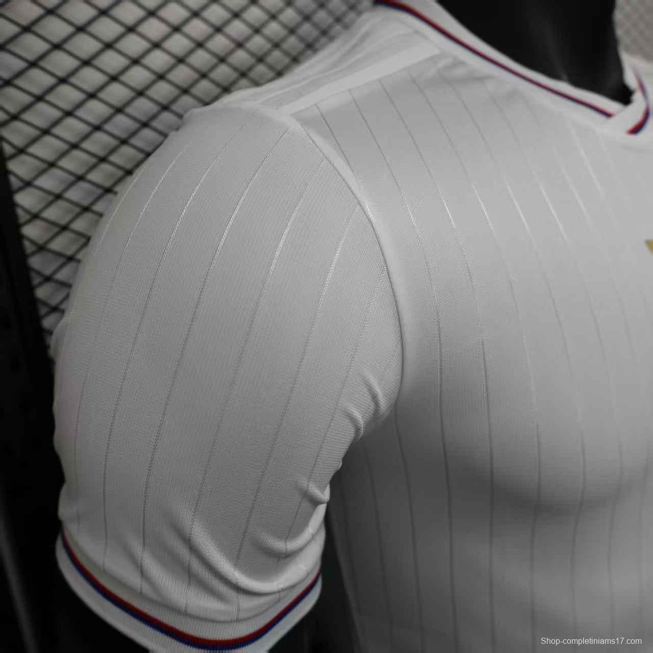 Player Version 25/26 Olympique Lyonnais Lyon White 50Th Anniversary Jersey