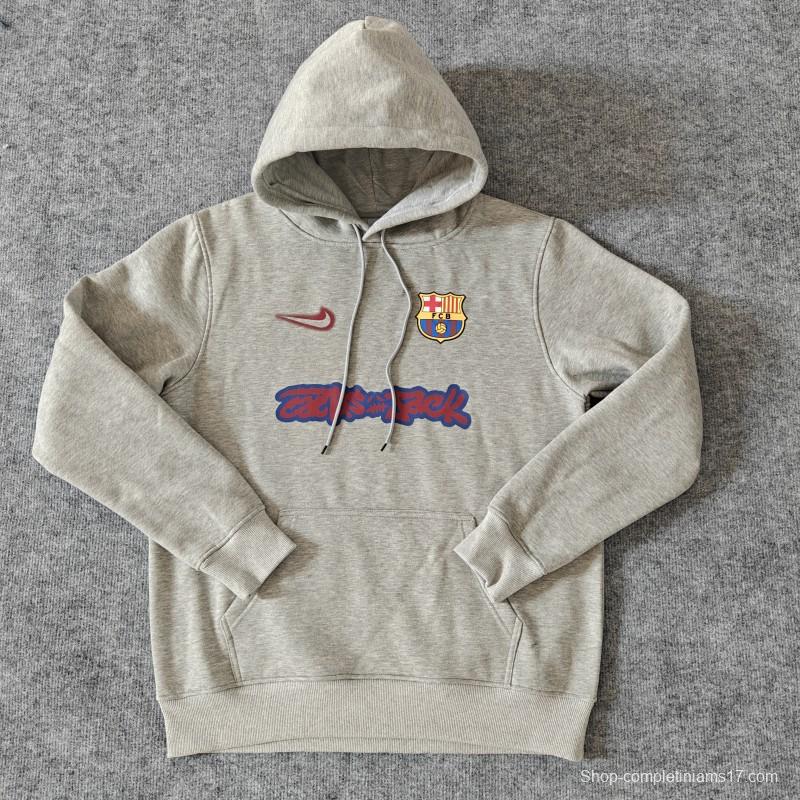 25/26 Barcelona Black Cactus Jack Hoodie -7 Colors