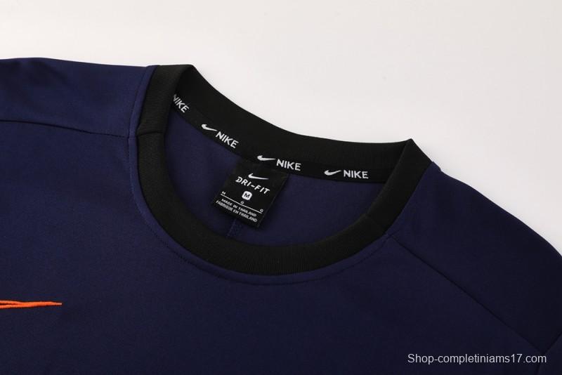 2025 NIKE Navy Short Sleeve Jersey + Shorts