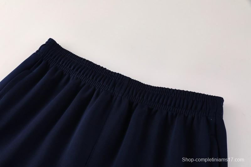 2025 Nike Blue Full Hoodie Zipper Jacket +Long Pants