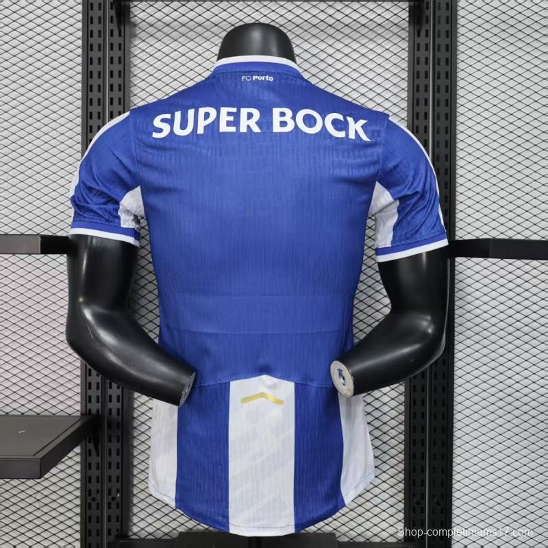 Player Version 25/26 Porto Home Jersey
