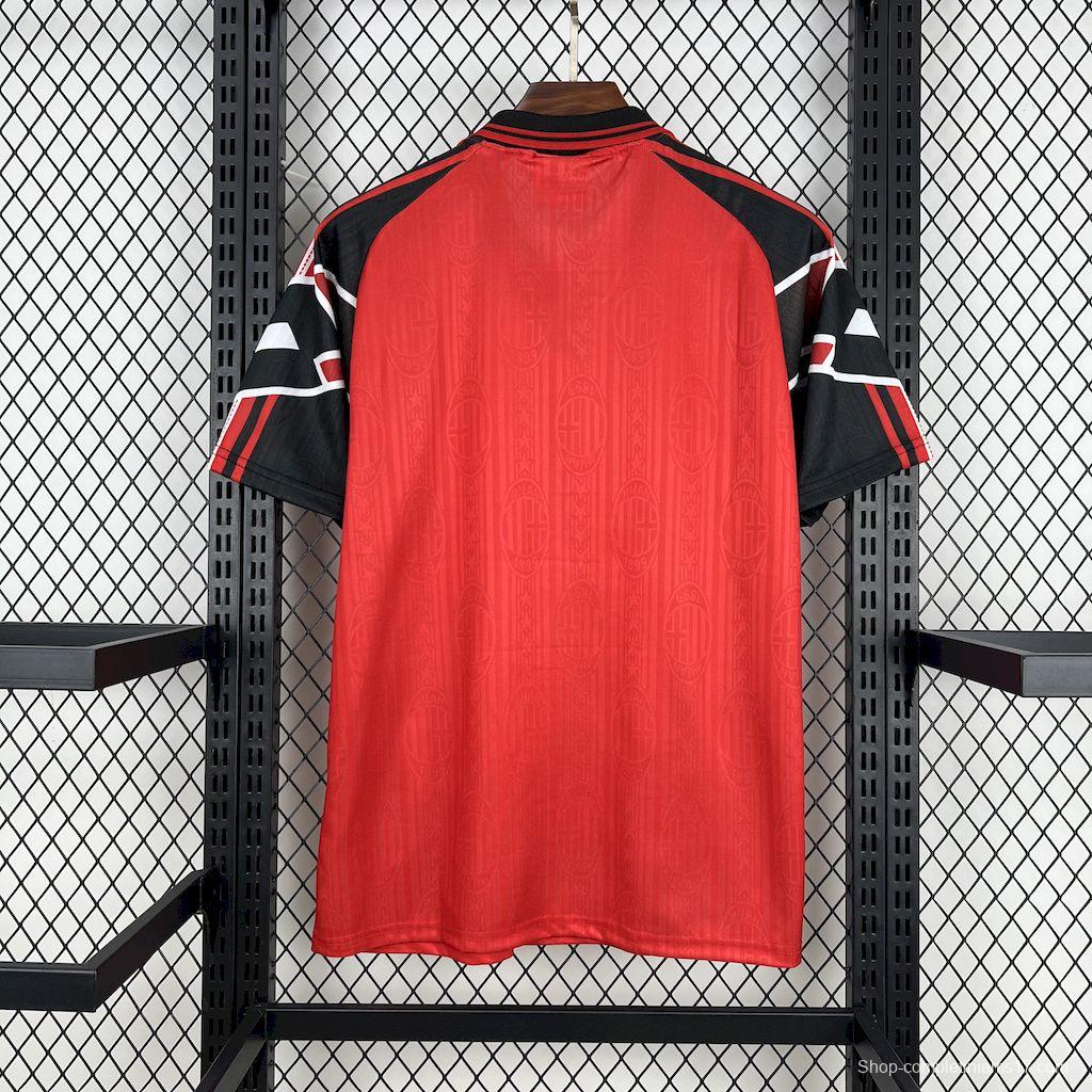Retro 1998/99 AC Milan Away Red Jersey