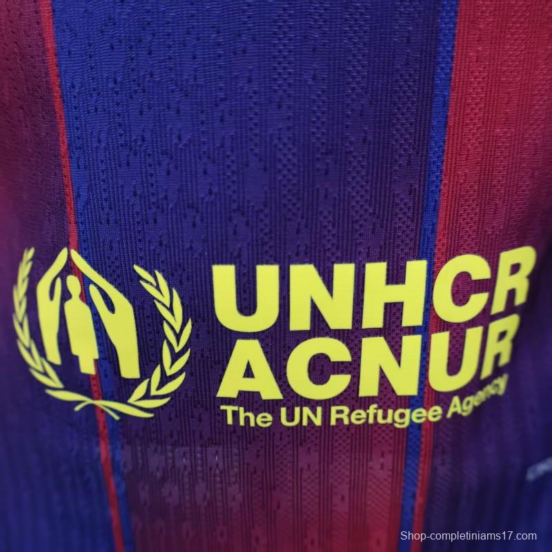 Player Version 25/26 Barcelona Home Jersey