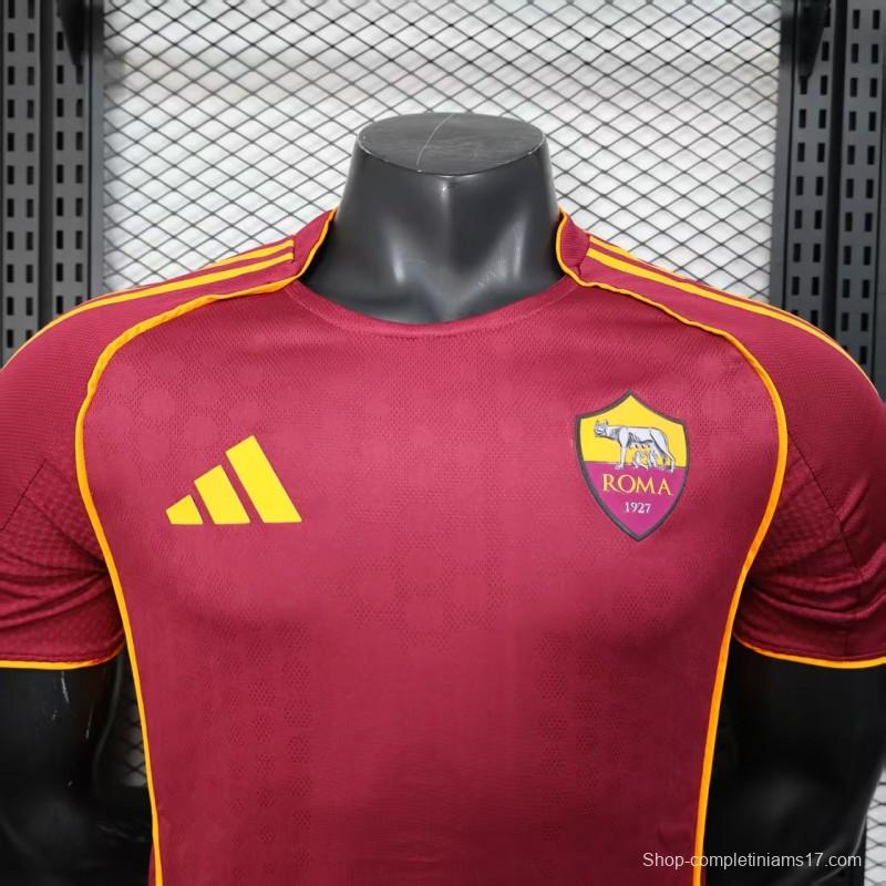 Player Version 25/26 Roma Home Jersey