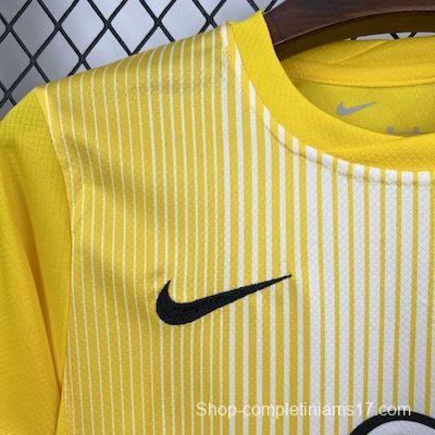 2025/26 Kids Atletico Madrid Yellow Goalkeeper Jersey