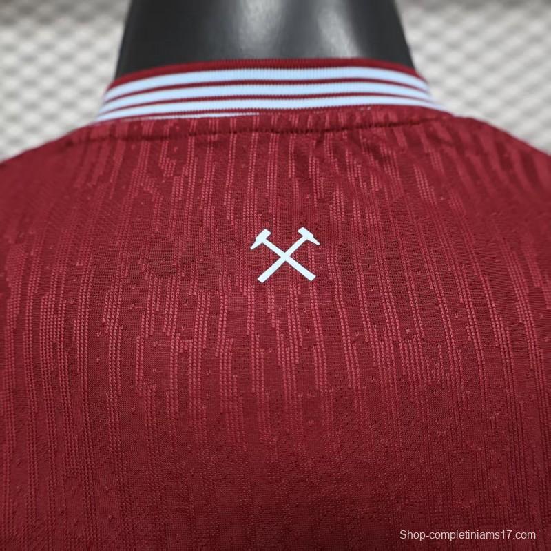 Player Version 25/26 West Ham Home Jersey