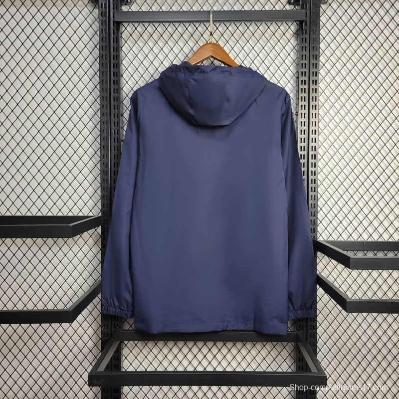 2025 Portugal Jacket Navy Windbreaker