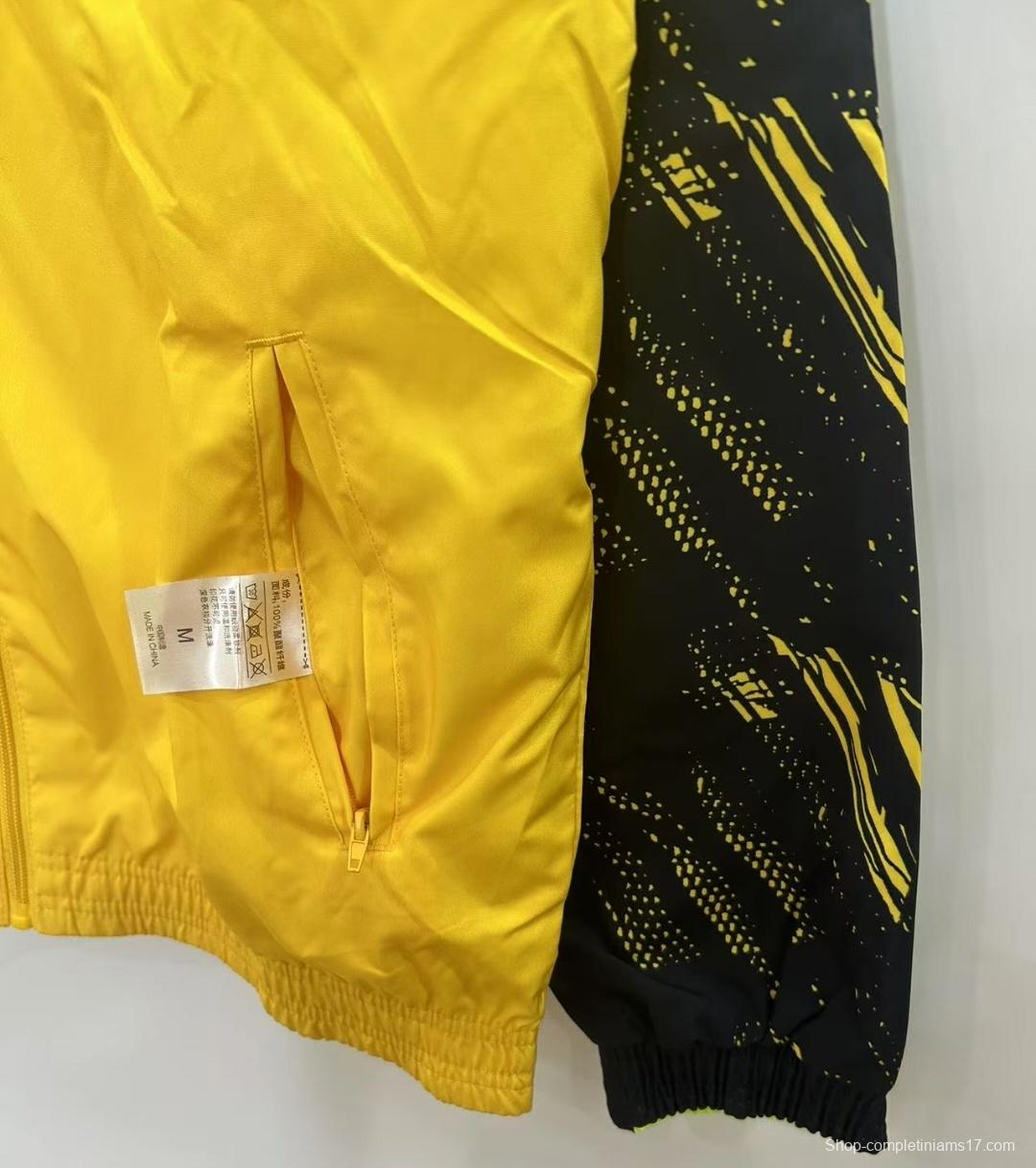 25/26 Borussia Dortmund Yellow Windbreaker