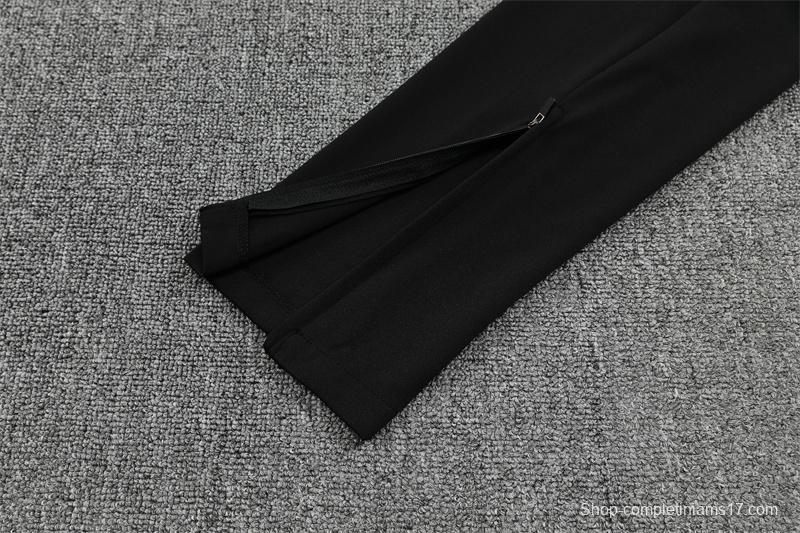 25/26 Manchester City Black Half Zipper Jacket+Long Pants