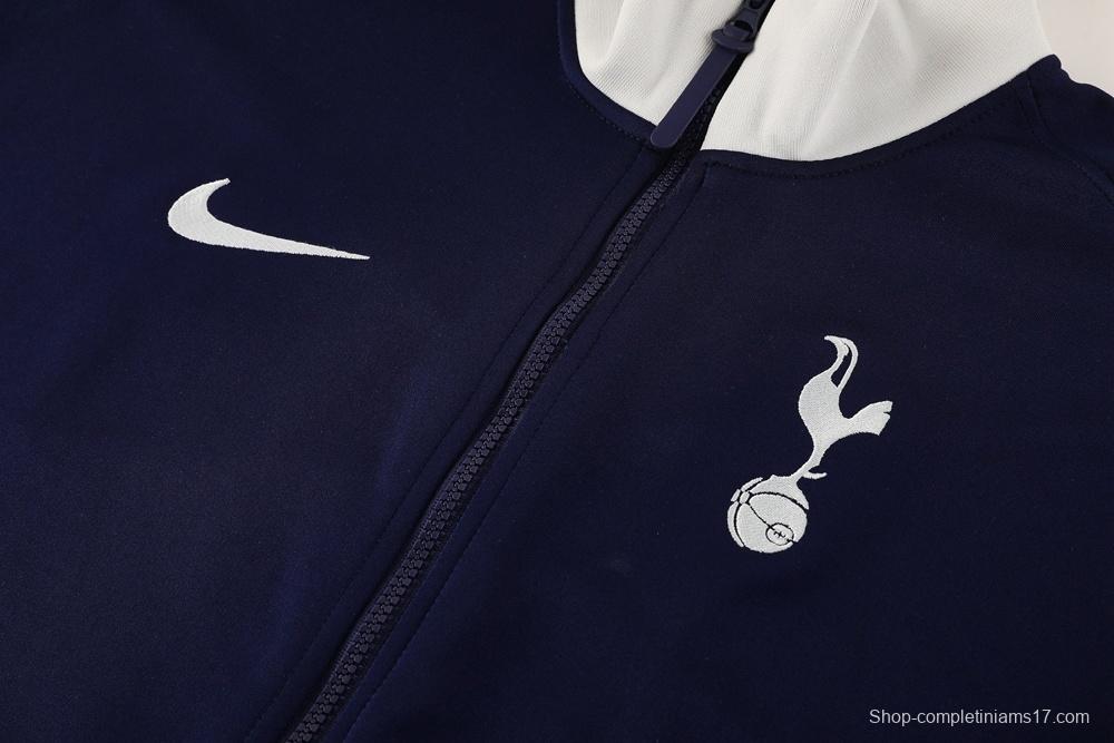 2025 NIKE Black/WHITE Full Zipper Jacket + Long Pants