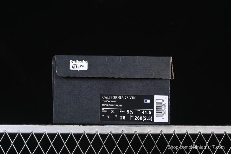 Onitsuka Tiger EDR 78 Comfortable Versatile Slip-Resistant Low-Top Running Shoes - 1183C443-400