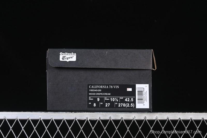 Onitsuka Tiger EDR 78 Comfortable Versatile Slip-Resistant Low-Top Running Shoes - 1183C443-200