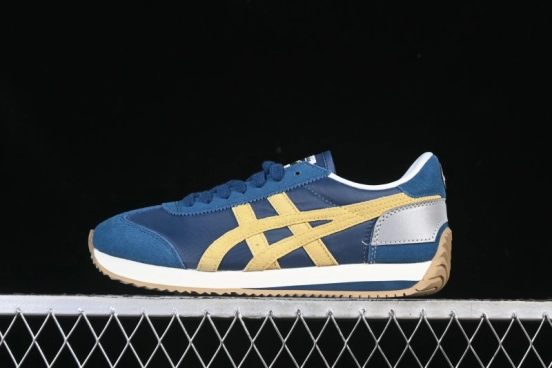 Onitsuka Tiger EDR 78 Low-Top Running Shoes with Comfort, Versatility, Slip-Resistance, and Durability - 1183C401-400
