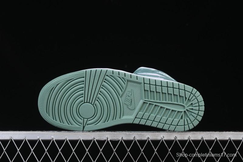 Nike Air Jordan 1 Mid Jade Smoke - BQ6472-138