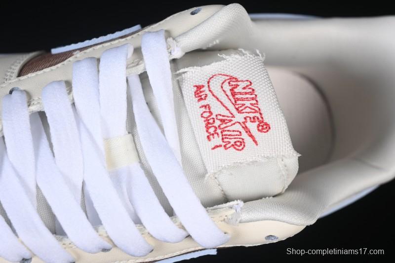 Nike Air Force 1'07 Low Casual Sneakers with Full-Length Air Cushion - IH7352-001