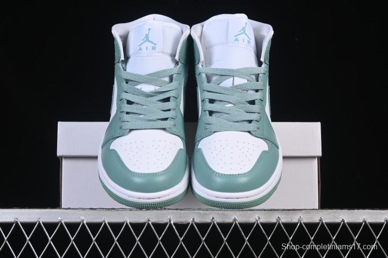 Nike Air Jordan 1 Mid Jade Smoke - BQ6472-138