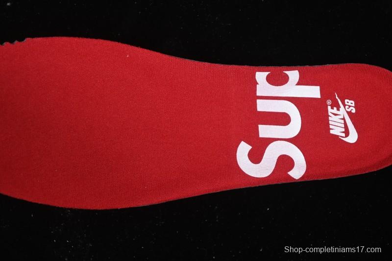 Nike Supreme x Dunk SB Dunk Low Brown Yellow Low-Top Casual Skate Shoes - HQ8487-300