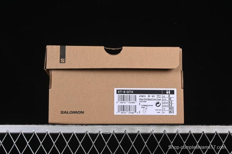 Salomon XT-6 GTX Advanced Outdoor Trail Running Shoes - 475813-29