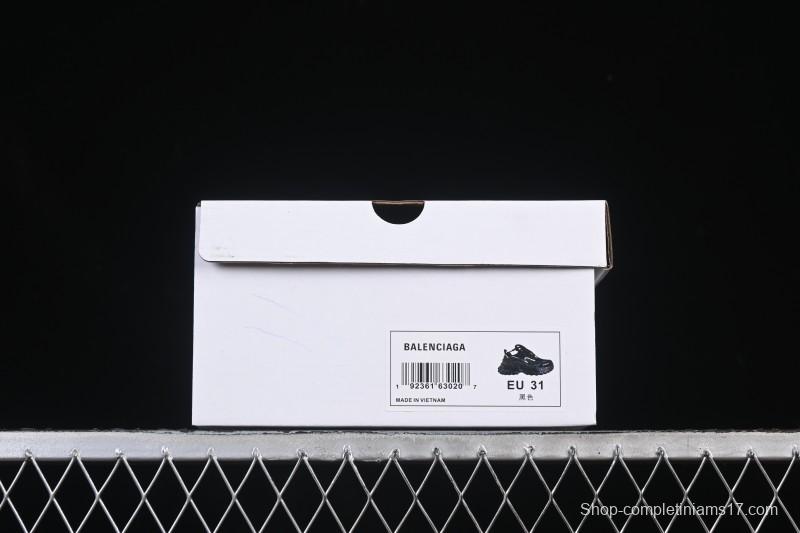 Balenciaga Non-Slip Wear-Resistant Casual Kids Shoes Black