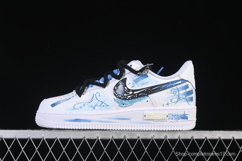 Nike Air Force 1'07 Low Pisces Hand-Painted Doodle Zodiac Series - 219-320