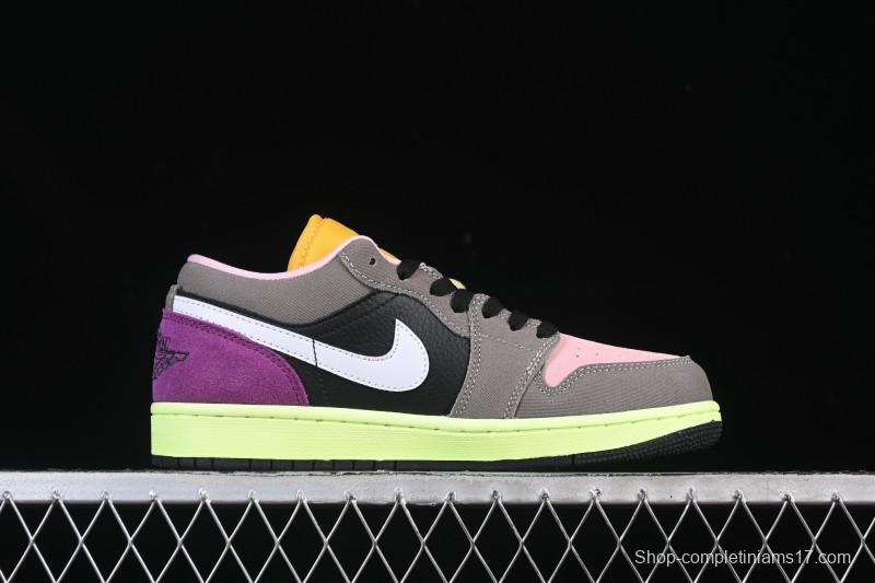 Nike Air Jordan 1 Low Tokyo Bio Hack Casual Sneakers - HQ2010-005