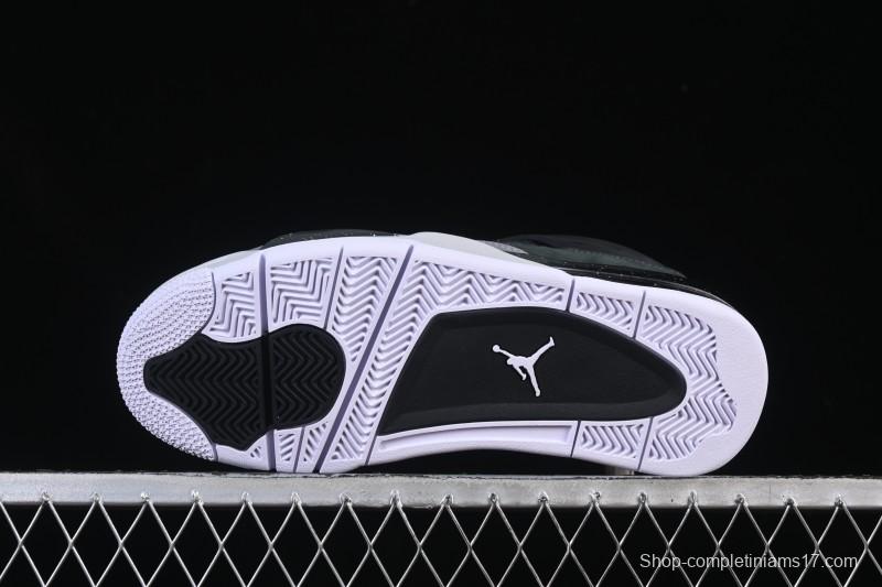 Nike Air Jordan 4 Retro Basketball Shoes with Fear Pack Design - FQ8138-002