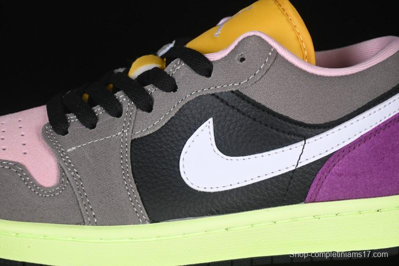 Nike Air Jordan 1 Low Tokyo Bio Hack Casual Sneakers - HQ2010-005