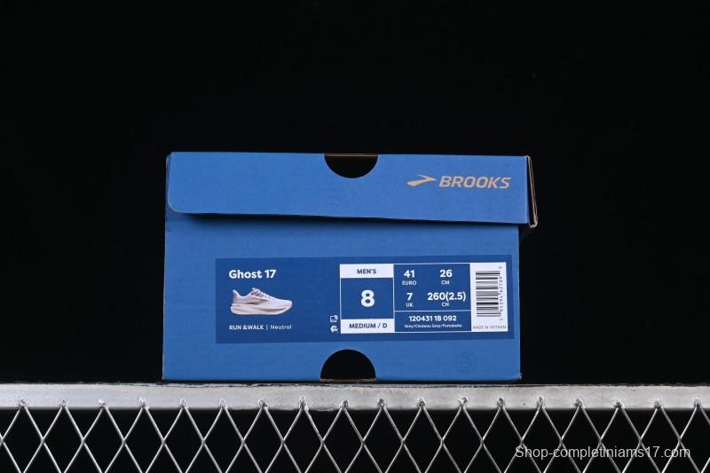 Brooks Ghost 17 Cushioned Marathon Racing Running Shoes - 1204311B092