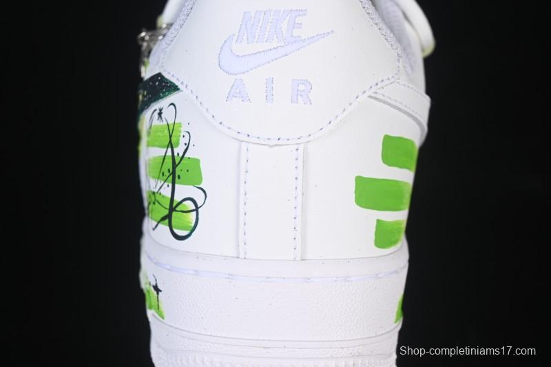 Nike Air Force 1 '07 Low Capricorn Hand-Painted Doodle Zodiac Series Casual Sneakers - 1222119
