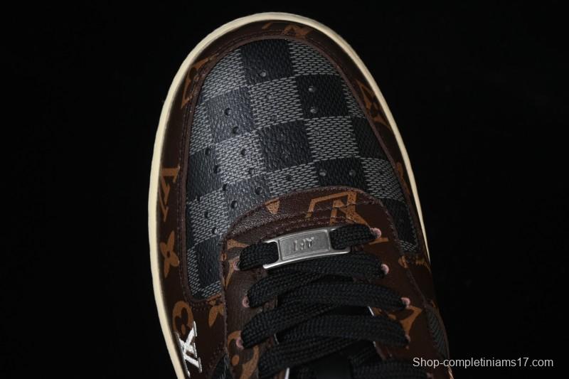 Nike Air Force 1 '07 Low LV Collaboration Coffee Gray Casual Sneakers - SC0601-563