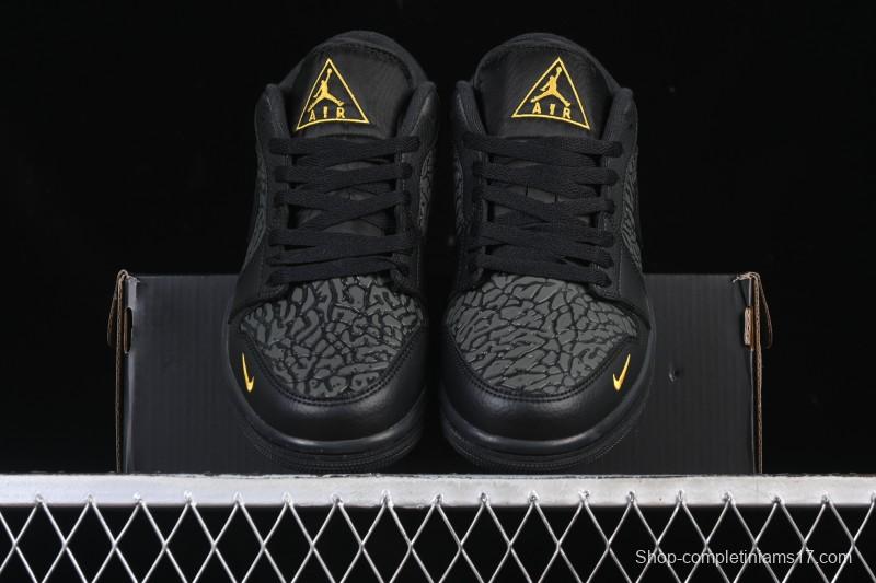 Nike Air Jordan 1 Low Elephant Print Casual Sneakers - IM6568-010