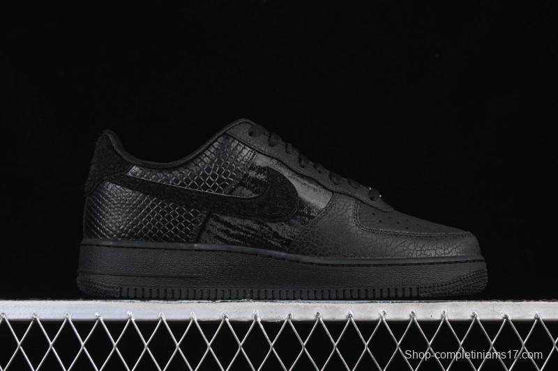 Nike Air Force 1'07 Low Casual Sneakers with Full-Length Air Cushion - HQ1977-001