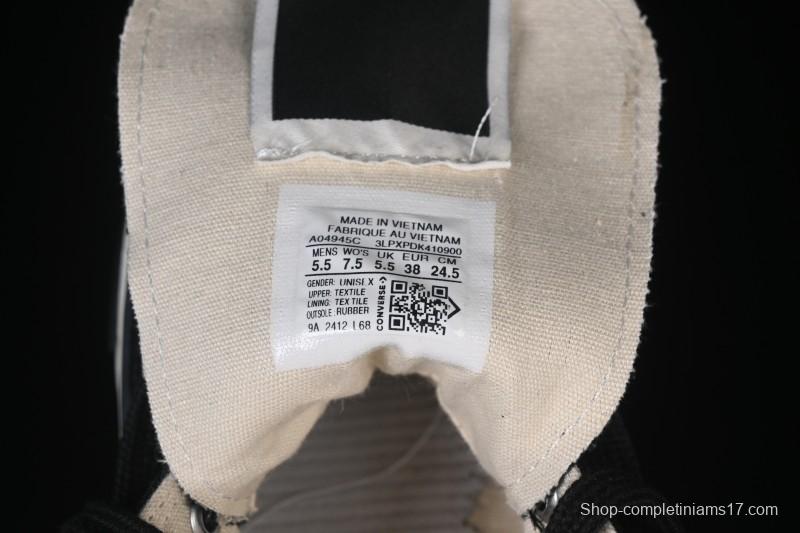 Rick Owens Drkshdw Converse Chuck 70 High Top Platform Casual Canvas Shoes - A06754C