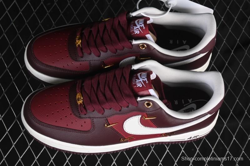 Nike Air Force 1'07 Low Casual Sneakers with Full-Length Air Cushion - IR0485-611